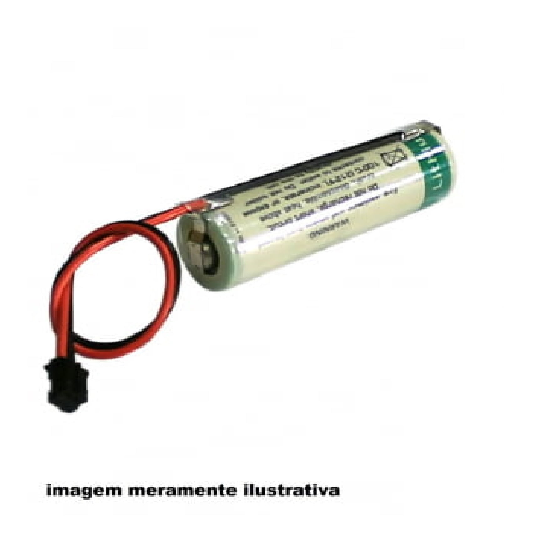 BATERIA SAFT LS14500 3,6V LITHIUM COM CONECTOR