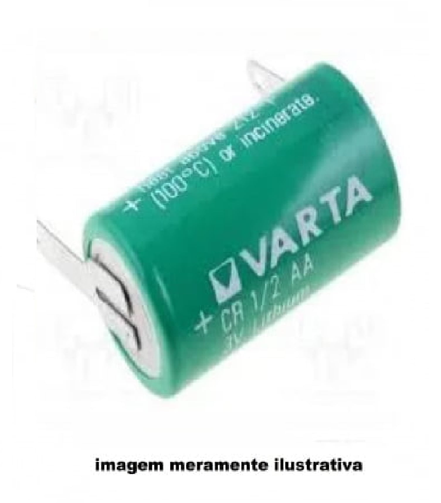 BATERIA VARTA CR14250 1/2AA 3V LITHIUM COM 2 TERMINAIS