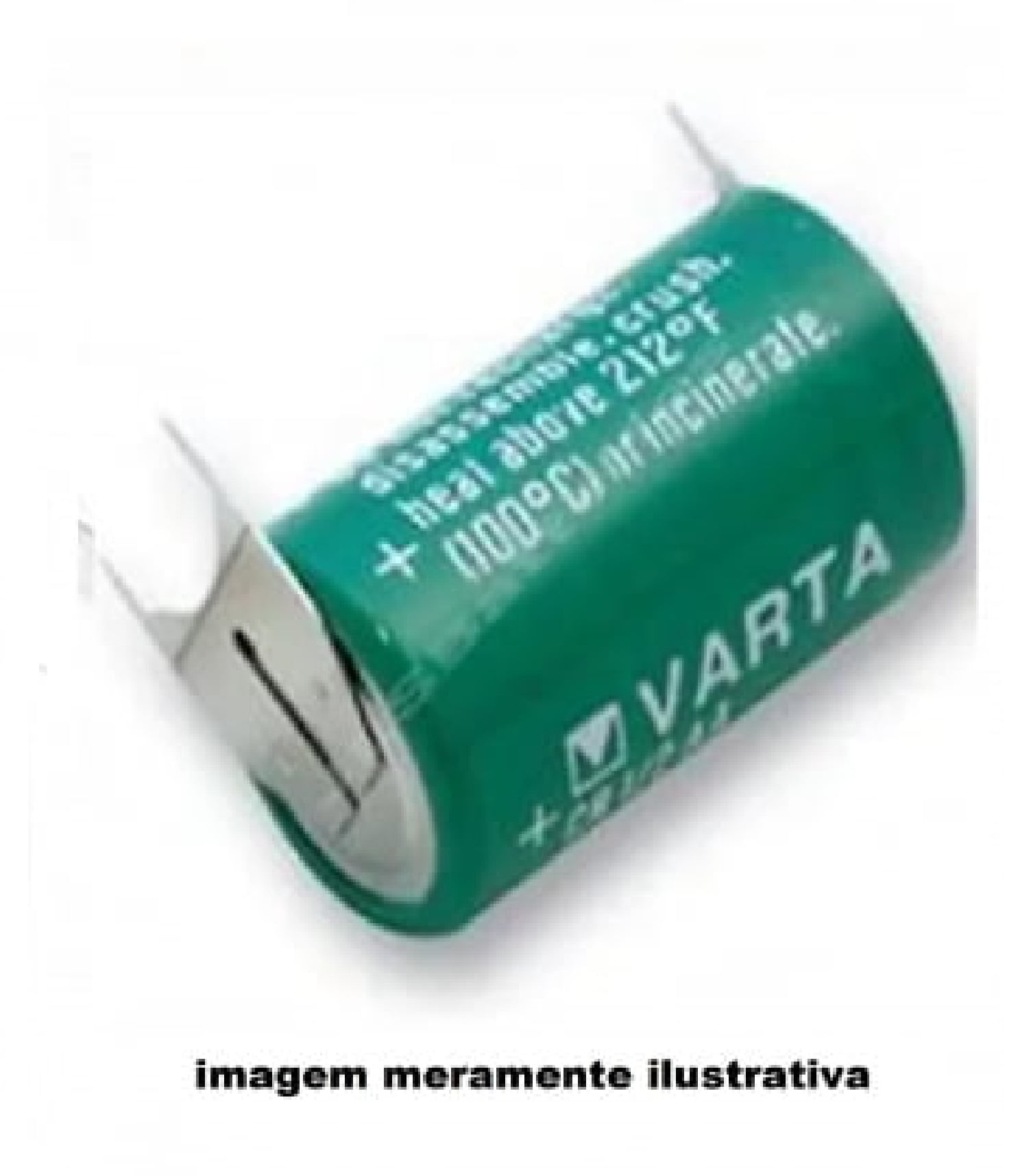 BATERIA VARTA CR14250 1/2AA 3V LITHIUM COM 3 TERMINAIS