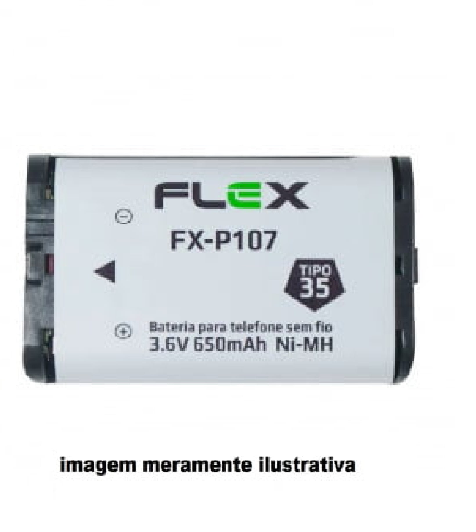 BATERIA PARA TELEFONE SEM FIO P-107 