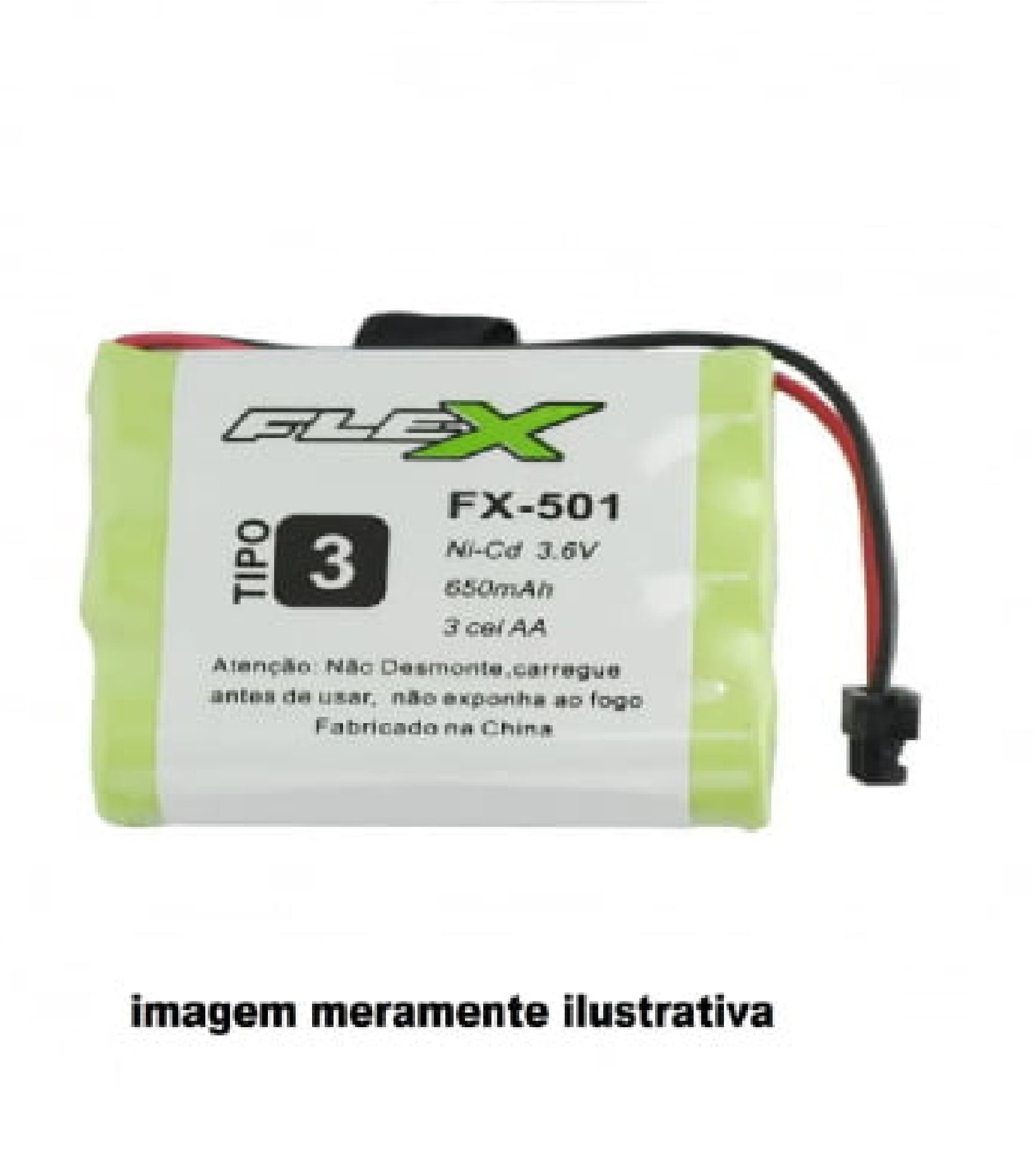 BATERIA PARA TELEFONE SEM FIO P-107 