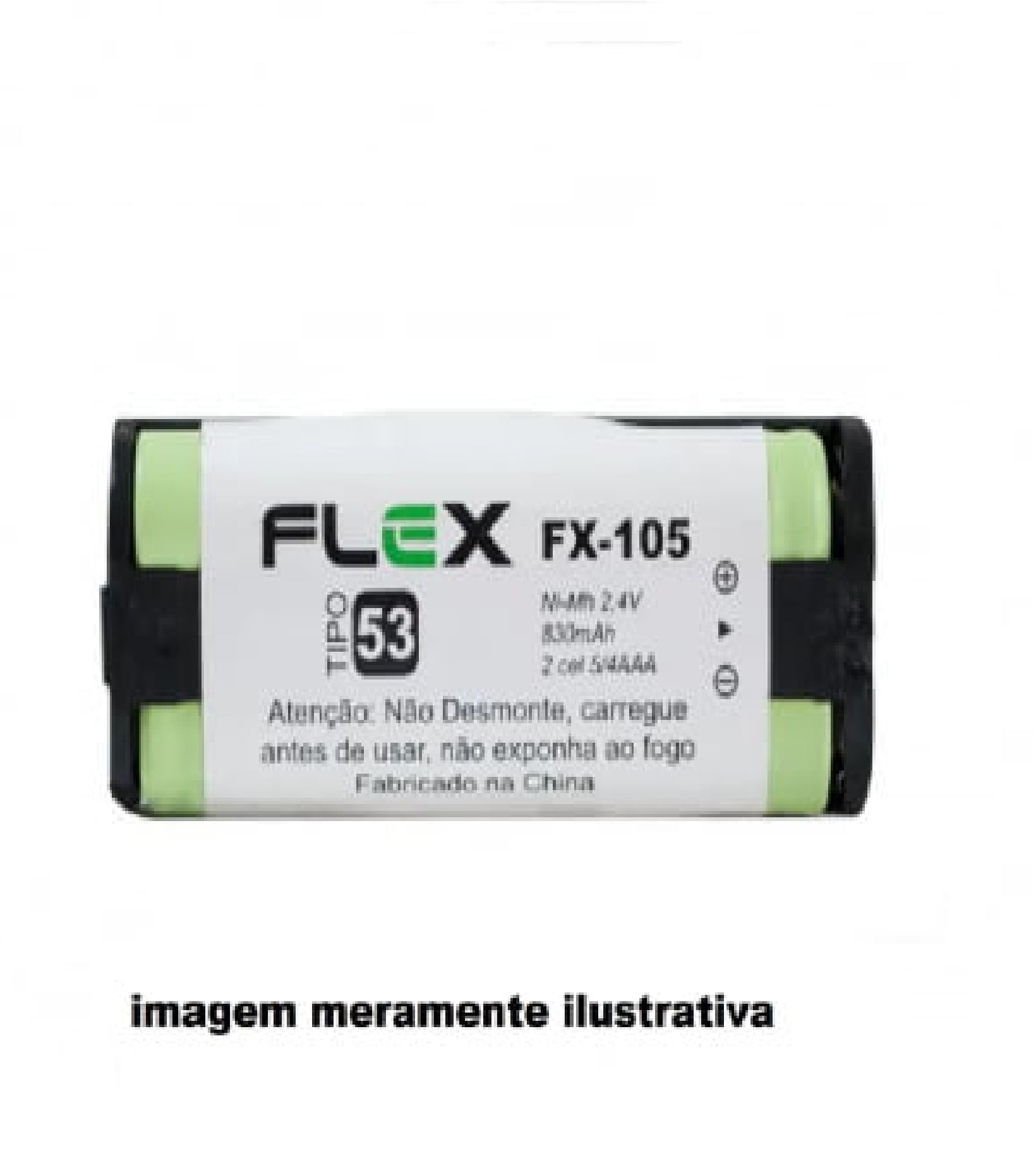 Bateria para telefone sem fio  Tipo 53  Ni-Mh