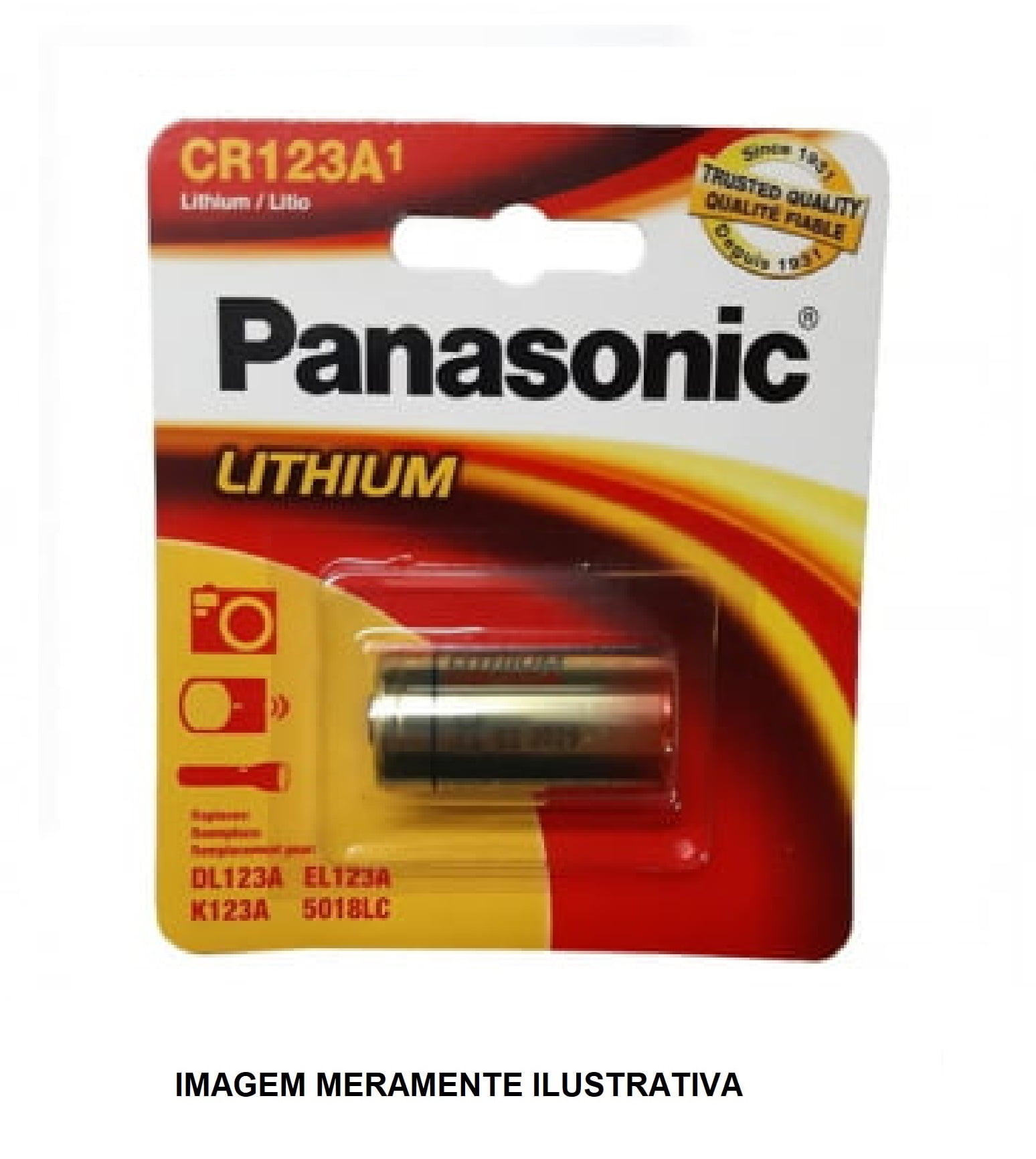 Bateria Cr123a De Lithium 3v