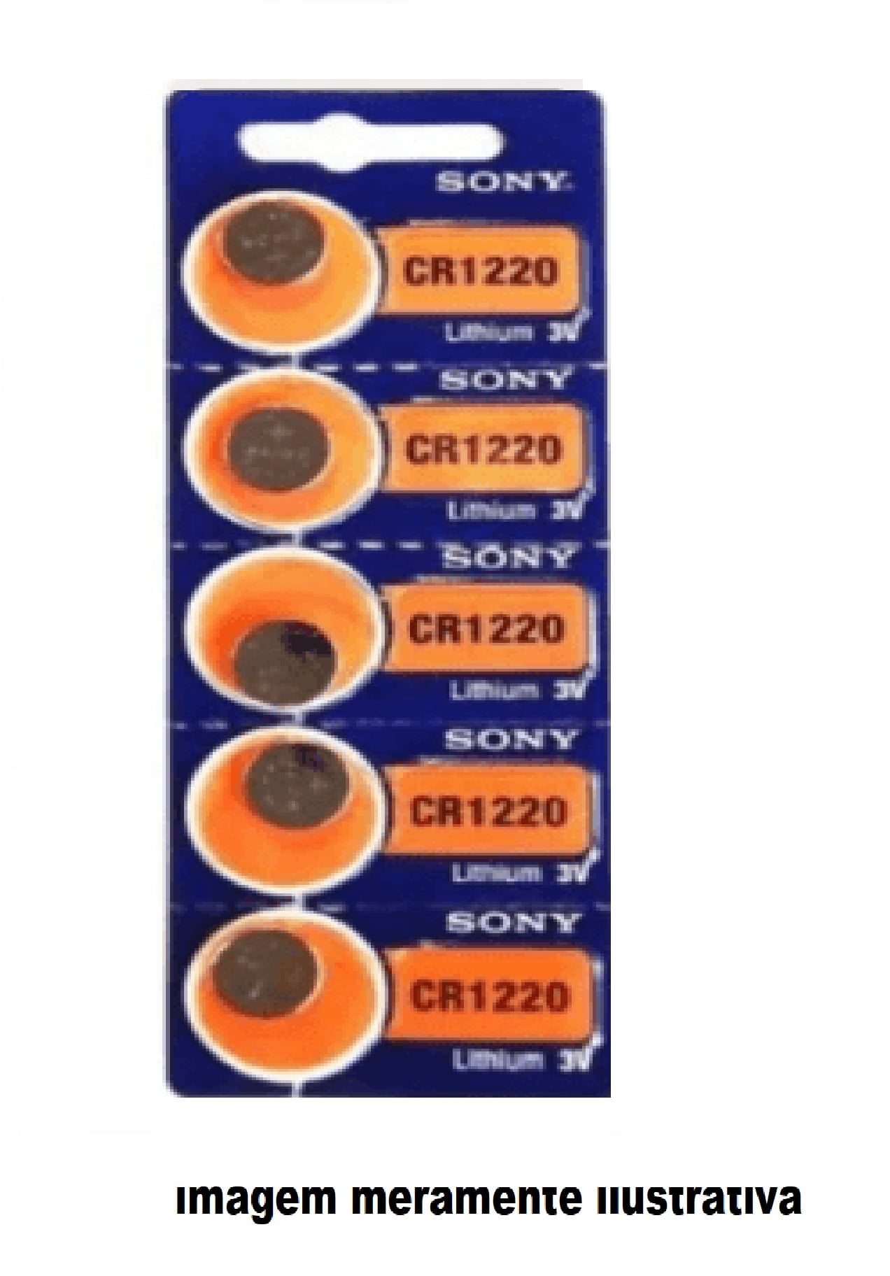 Pilha Bateria Botão Moeda Cr1220 Lithium 3v Original