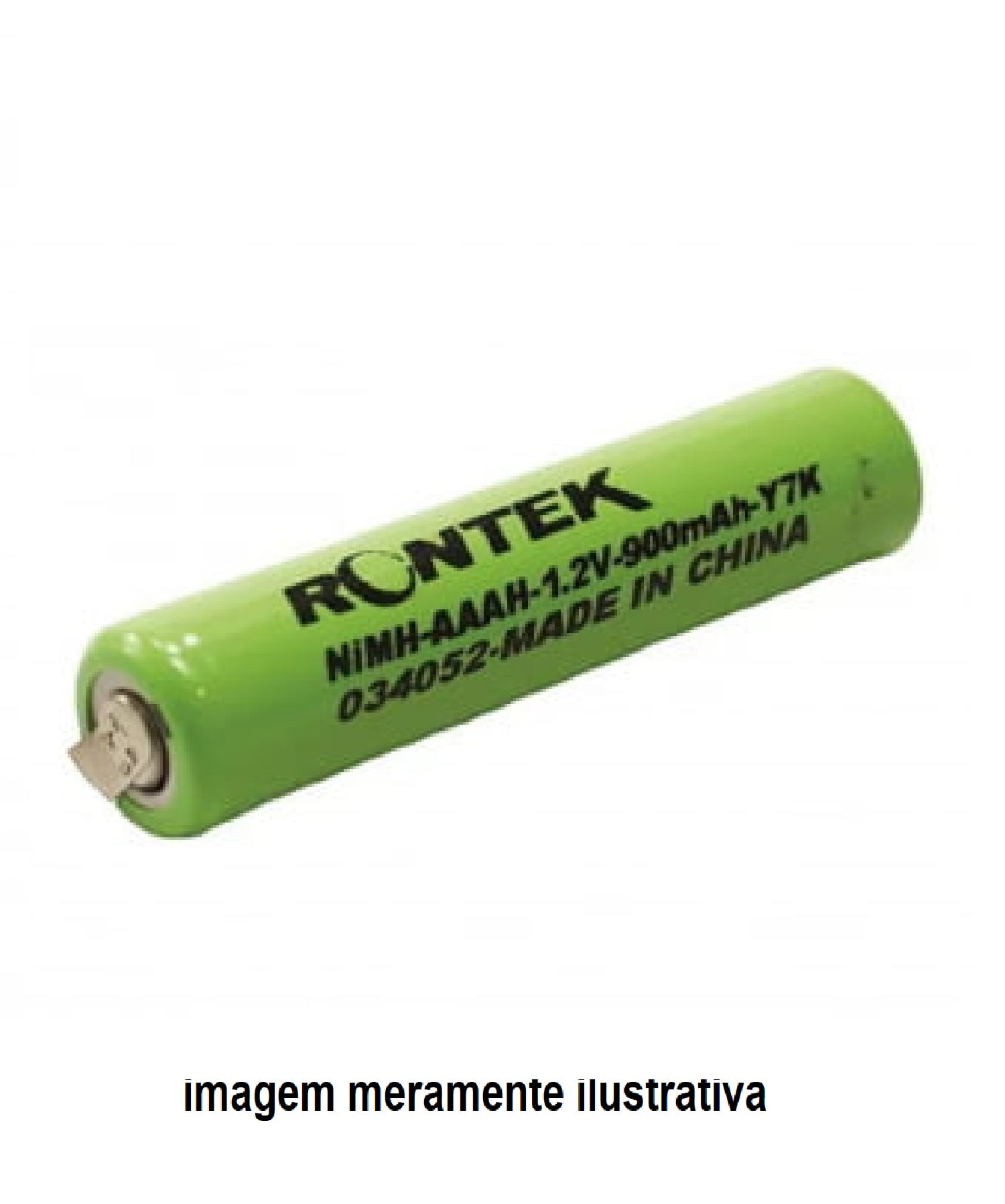 BATERIA AAA 900MAH 1,2V NI-MH RONTEK COM TERMINAL