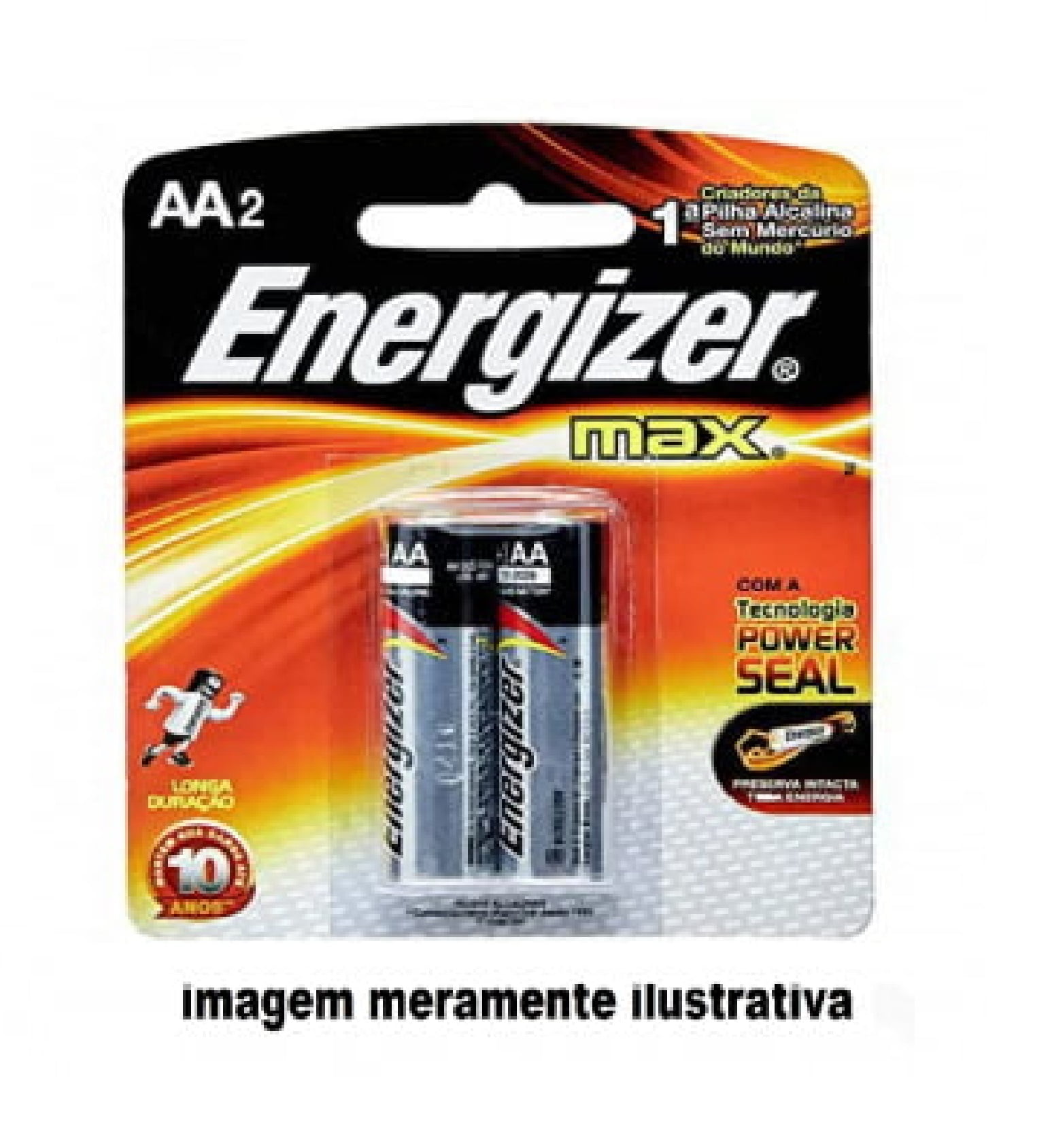 PILHA ENERGIZER MAX AA C/2 ALCALINA