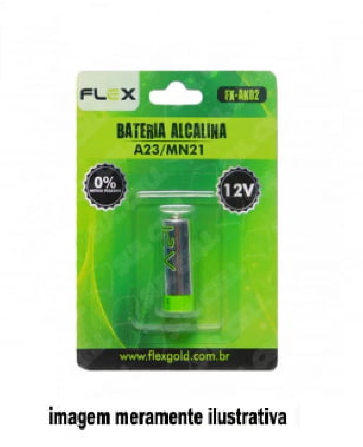 BATERIA ALCALINA A23 MN2112V FLEX (FX-AK02)
