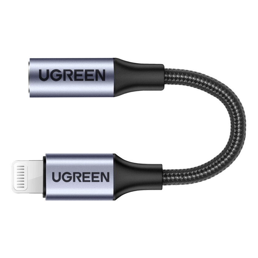 Adaptador UGREEN com acabamento em alumínio 10cm (preto) (Ref. 30756) Marca: Ugreen | Modelo: US211