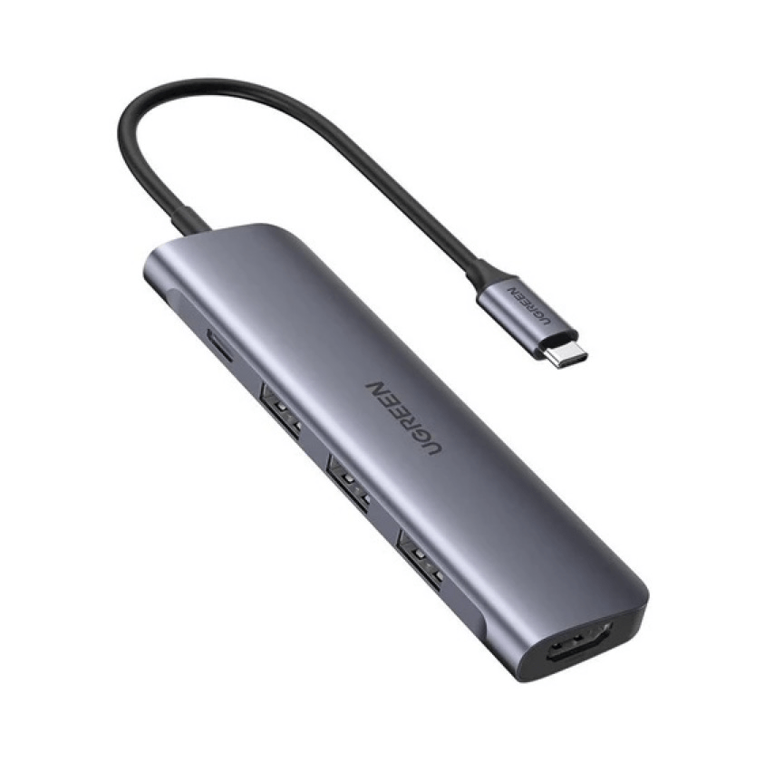 Adaptador USB-C para HDMI UGREEN com USB 3.0*3 (Ref. 50209) Marca: Ugreen | Modelo: CM136