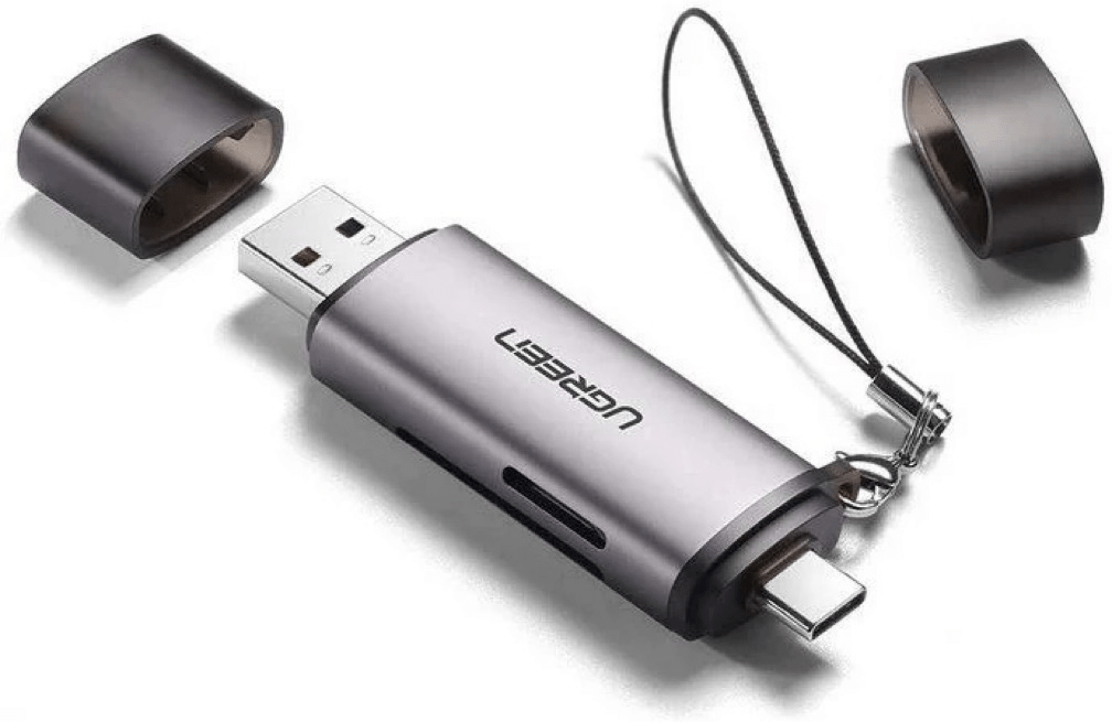 Leitor portátil USB-C +USB 3.1 P- TF-SD 3.0 MicroSD OTG CM184 BASEUS - UGREEN