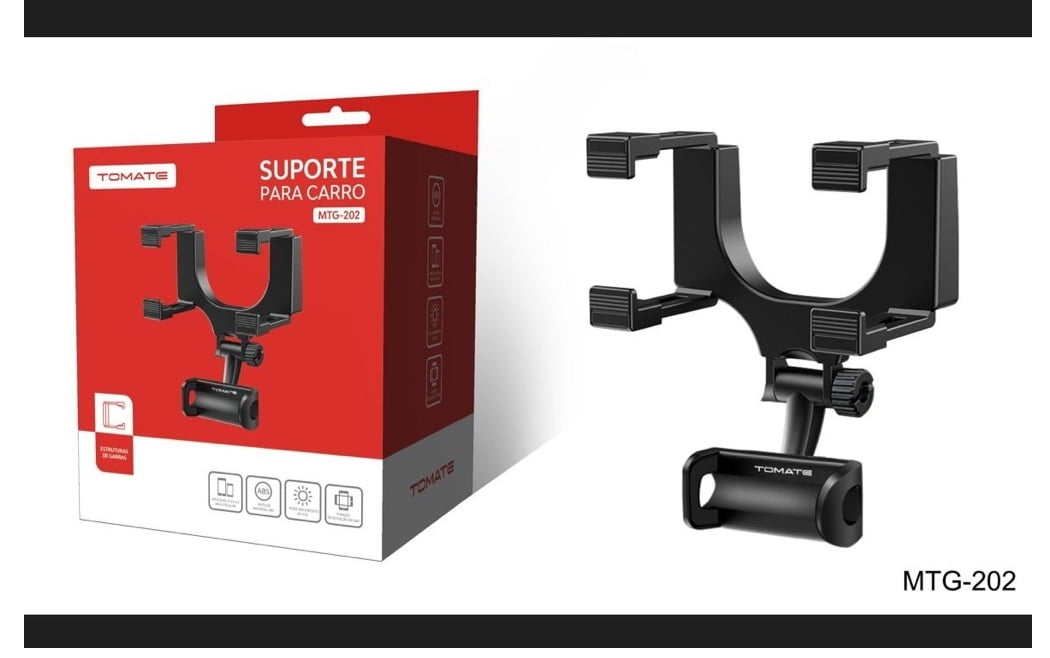 Suporte Veicular para Retrovisor Tomate MTG-202 Premium