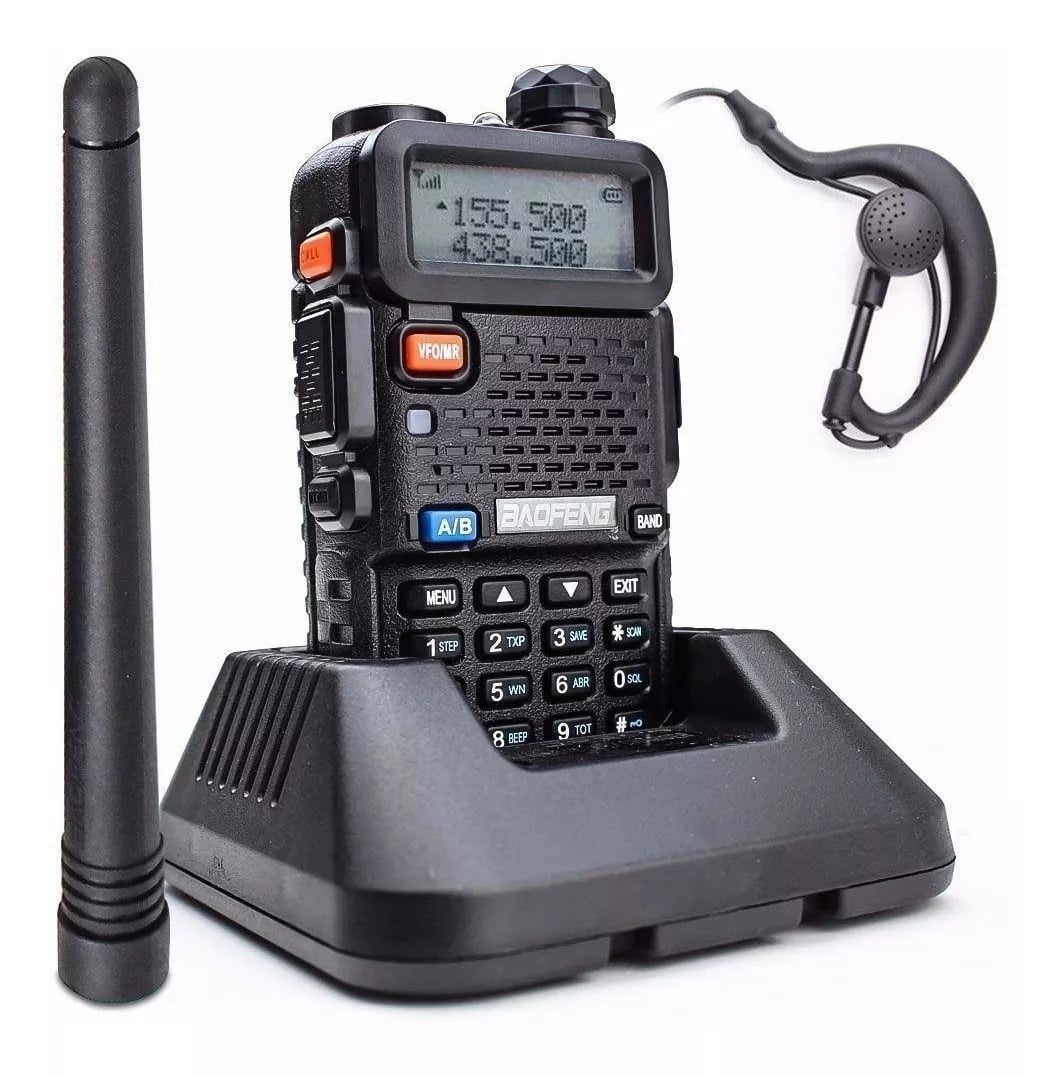 Rádio comunicador Ht Dual Band Uhf + Vhf Baofeng Uv-5r Portátil