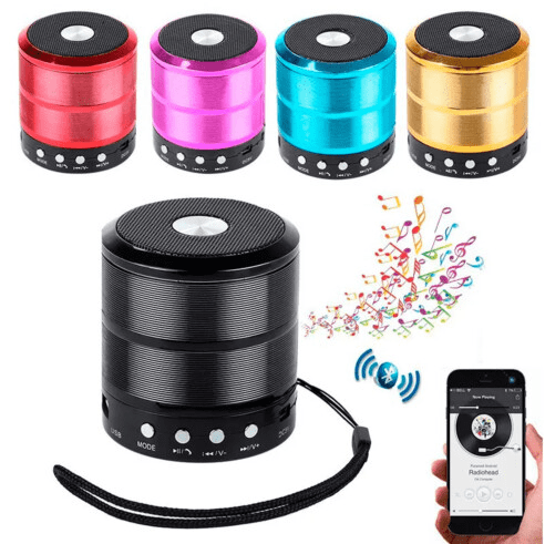 Caixa Da Som Mini Bluetooth 5.0 WS-887