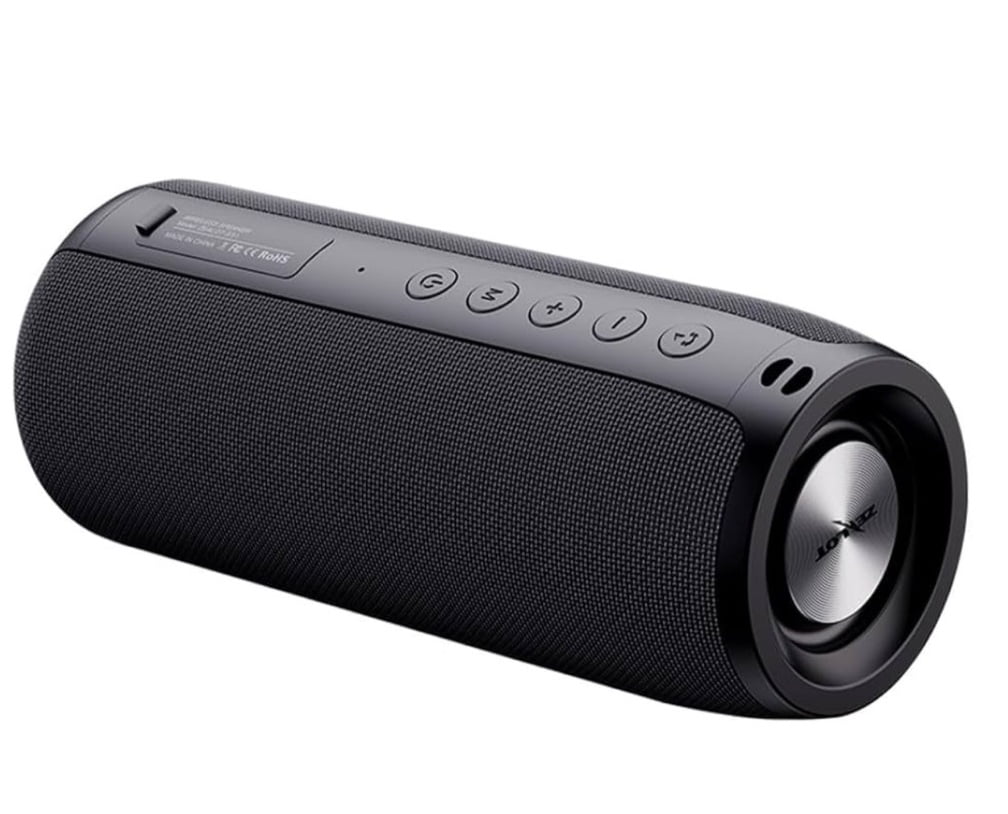 Caixa de Som Bluetooth 5.0 Zealot S51 10W LED IPX4