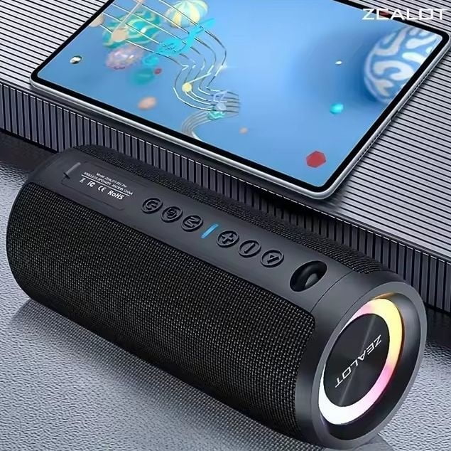 Caixa de Som Bluetooth 5.2 Zealot S51 Pro 40W IPX6