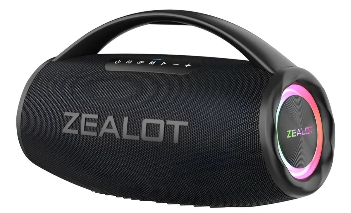 Caixa de Som Bluetooth 5.2 Zealot S97 80W IPX6