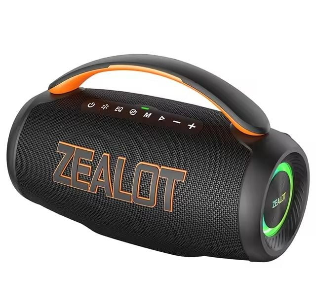 Caixa de Som Bluetooth 5.3 Zealot P12 60W IPX6
