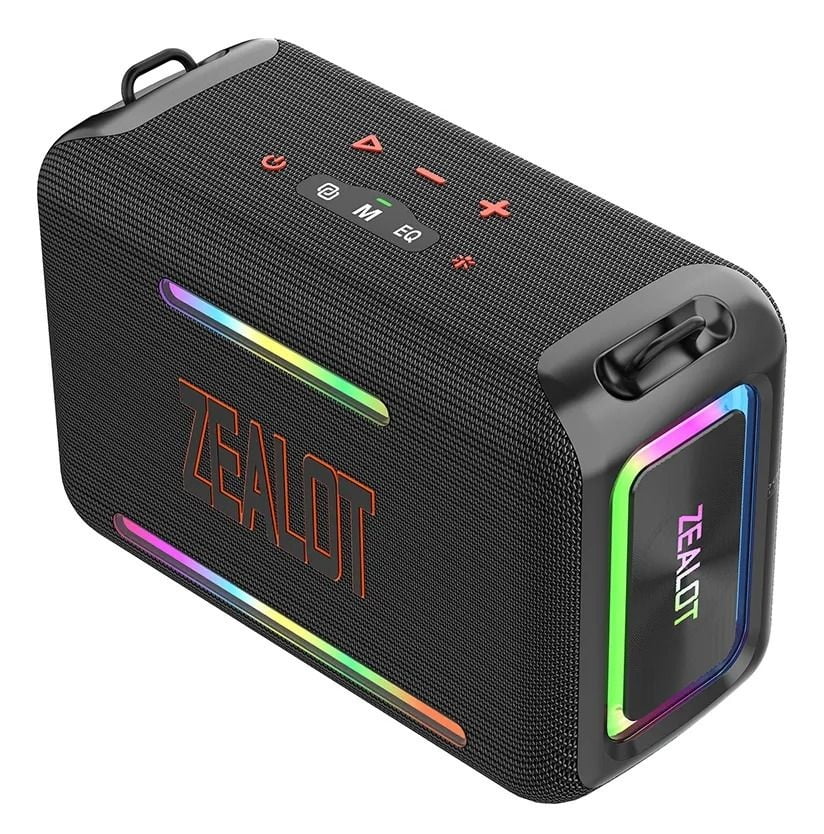 Caixa de Som Bluetooth 5.3 Zealot S95 120W IPX6