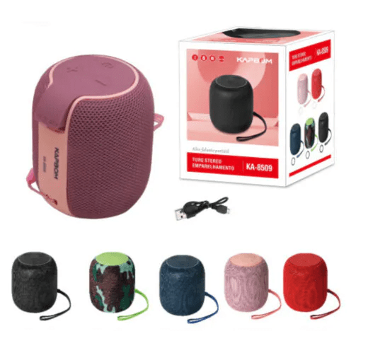 Caixa de Som Bluetooth 5W Portátil Colorida Kapbom - KA-8509