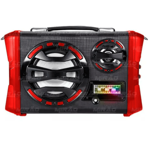 Caixa de Som Bluetooth Multimídia Fm Usb Sd Até 30w Com Pisca Led Infokit - VM-P3202