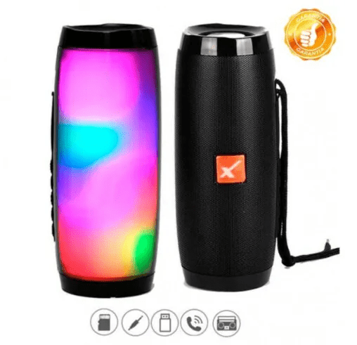 Caixa de Som Bluetooth Portátil 10W LED XTRAD - XDG-157