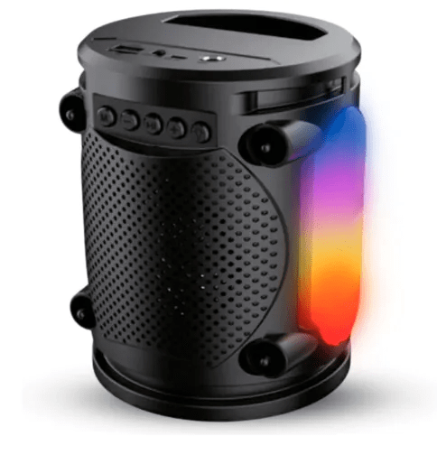 Caixa de Som Bluetooth Portatil 10W Usb/SD/FM com Led GRASEP - D-Y20