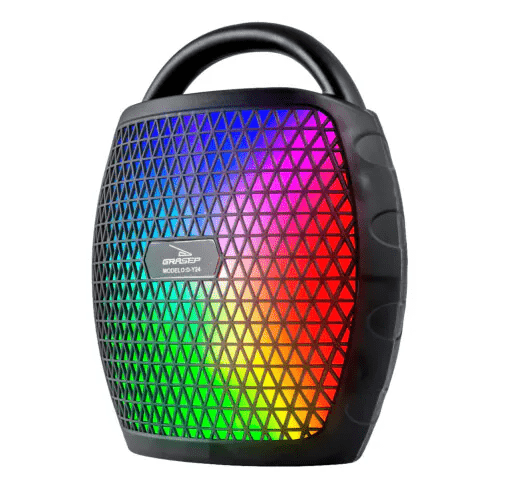 Caixa de Som Bluetooth Portatil 8W 800mAh GRASEP D-Y24