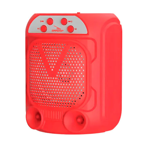 Caixa de Som Bluetooth Portátil Rádio FM/USB GRASEP D-S3159
