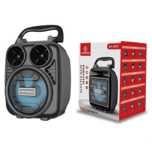 Caixa de Som Bluetooth Portátil Usb/TF/FM - KA8001