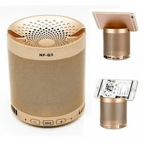 Caixa De Som Bluetooth Q3 Portátil Usb/Sd/Fm Grasep - D-Q3