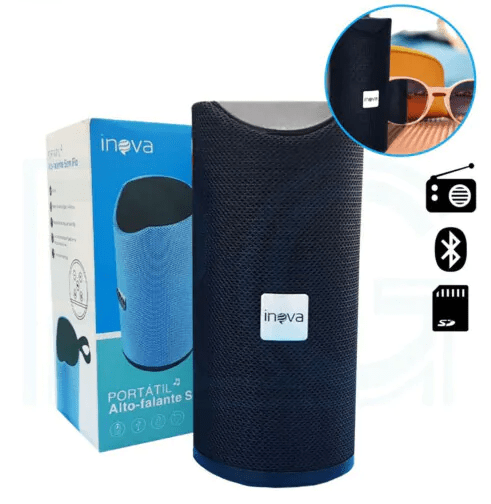 Caixa de Som Bluetooth T113 USb/SD Portátil Recarregável - RAD-B5348