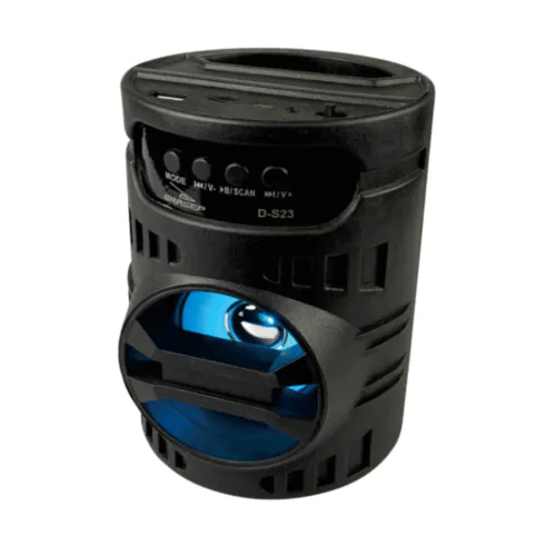 Caixa de Som Bluetooth Usb Portátil 12x12x16cm Grasep - D-S23