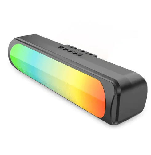 Caixa de Som Soundbar Bluetooth 12W Usb com Led RGB GRASEP - D-Y22