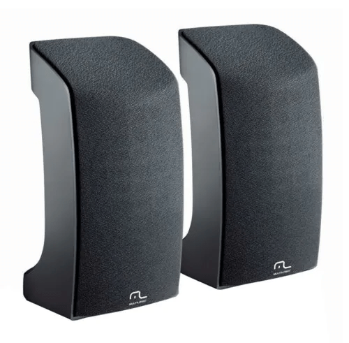 Caixa De Som Multilaser 2.0 1W USB Preta - SP093