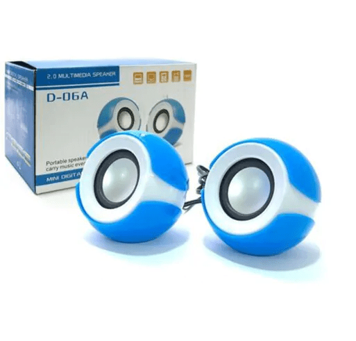 Caixa de Som para Pc e Notebook P2 Usb - D-06A Reling