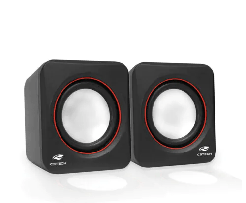 Caixa de Som Speaker Usb 2.0 para PC e Notebook C3Tech - SP-301BK