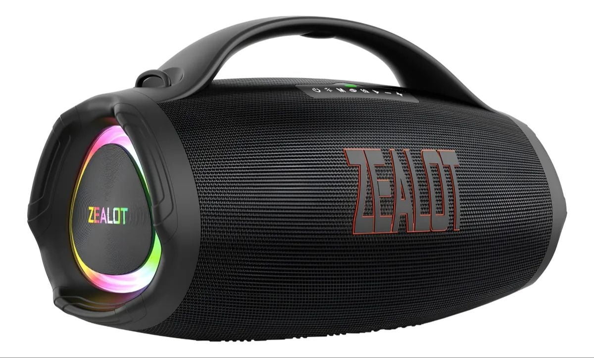 Caixa de Som Zealot S98 Boombox 3 Bluetooth 5.3 160W