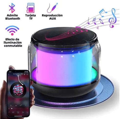 Caixa Som Bluetooth Alto Falante Potente Led Altomex AL-8370