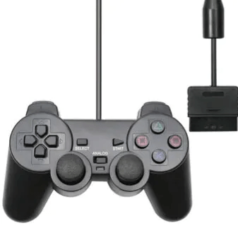 Controle Joystick com Fio para PS2 Dualshock - RG-302