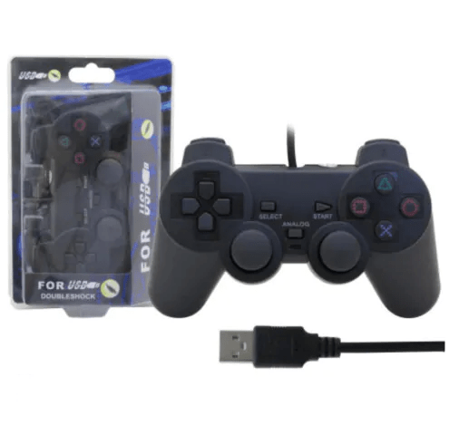 Controle Joystick com fio Usb de Vídeo Game e PC - KAP-2U
