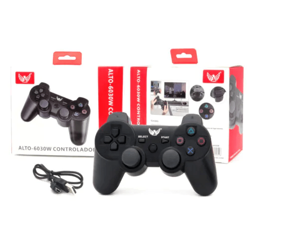 Controle Joystick Dualshock Sem Fio para Ps3 Altomex - ALTO-6030W