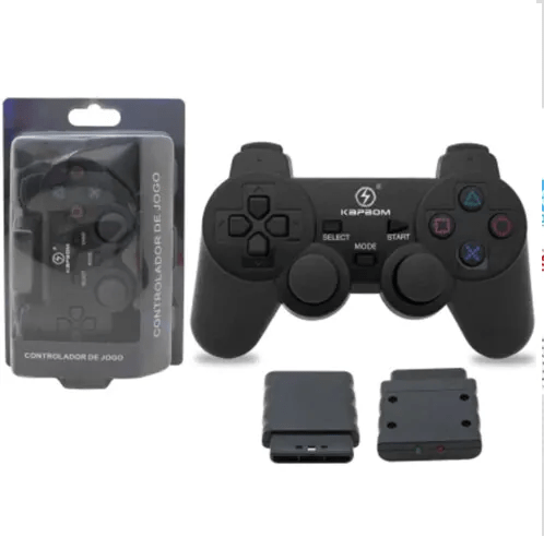Controle Joystick para Ps2 Sem Fio KAPBOM - KAP-2W