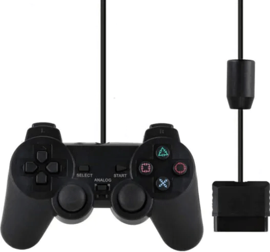 Controle Joystick Play 2 DualShock Black GOAL - GL0064