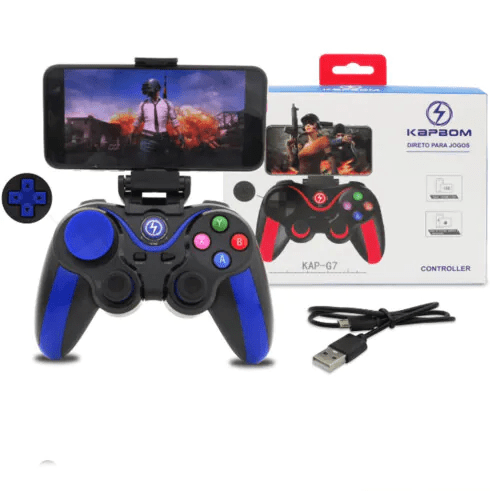 Controle Joystick Sem Fio Gamepad para Smartphone Bluetooth - KAP-G7