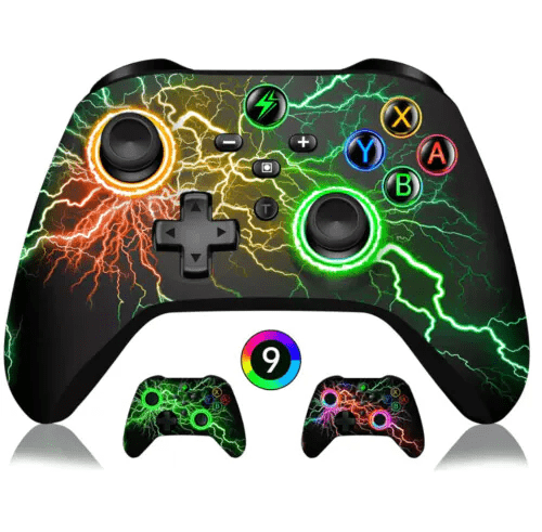 Controle Nintendo Switch / Pc e Smartphone Bluetooth Led Estampado Knup - KP-GM032