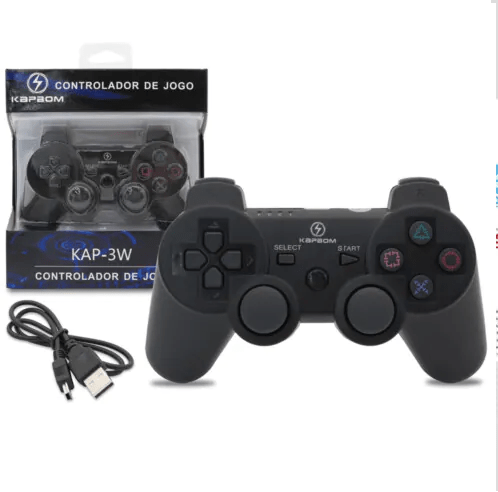 Controle Sem Fio para Ps3 Dualshock Joystick - KAP-3W
