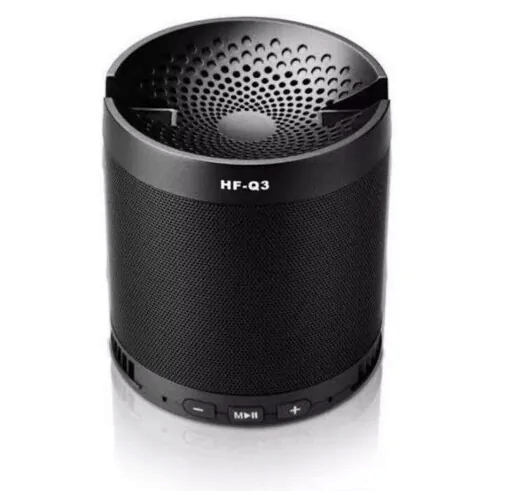Caixa de Som Bluetooth Portátil 13x11x10cm Grasep - SPK-01