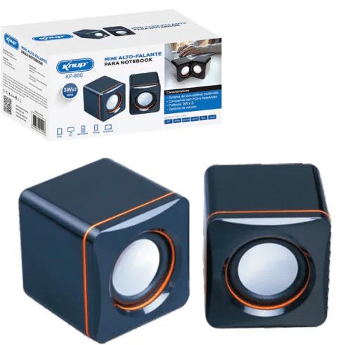 Caixa de Som Padrão Usb P2 Speaker para PC e Notebook - D-02A Reling