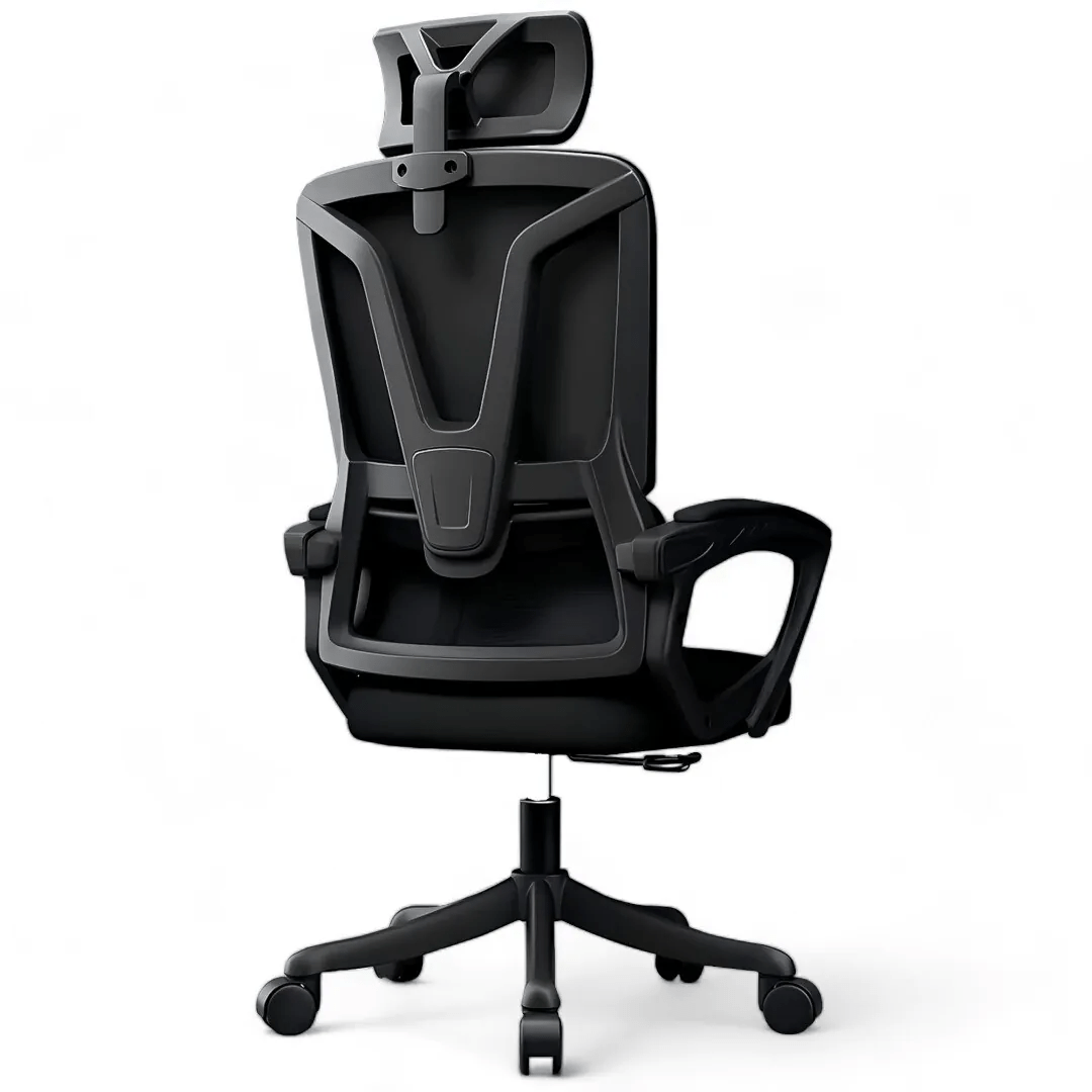 Cadeira Escritorio Ergonomica Giratória e com Altura Ajustavel MetalRed M3014 - PRETO