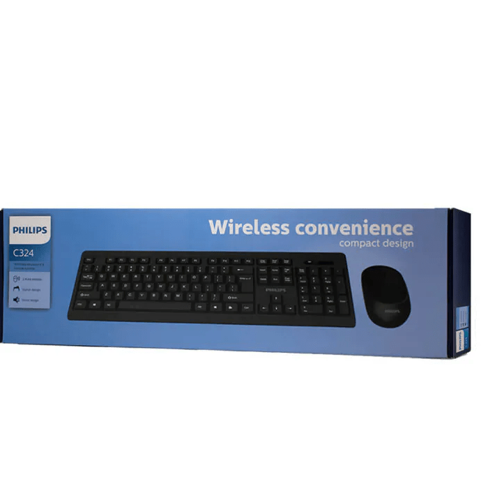 Kit Teclado e Mouse Wireless Philips C324 / SPT6324